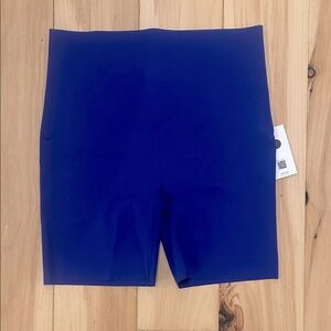 SPANX Deep Azure Biker Shorts